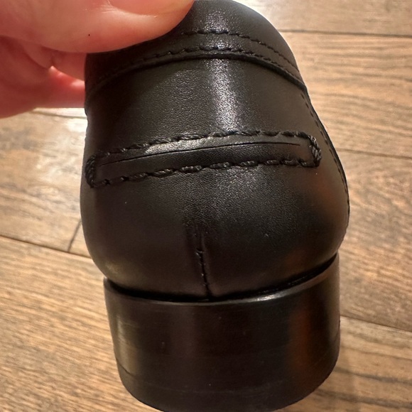 Hermes leather and shearling loafers - Picture 5 of 5